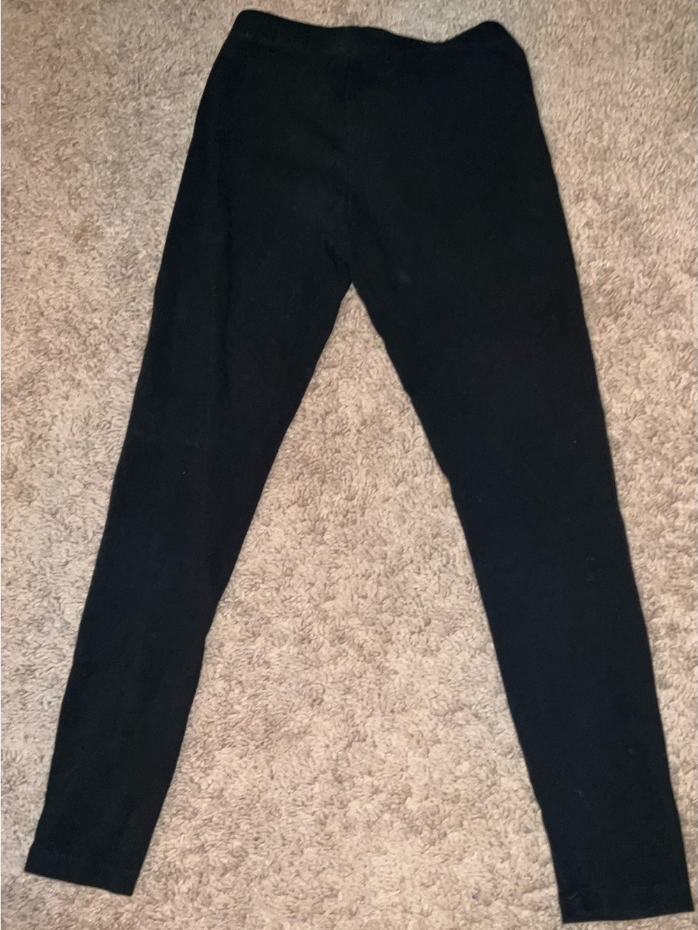 Cat & Jack Black Women's Leggings with Branded Interior Print